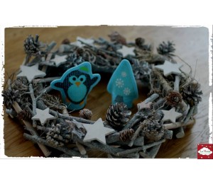 ITH - LED Teelichthülle Pingu Party